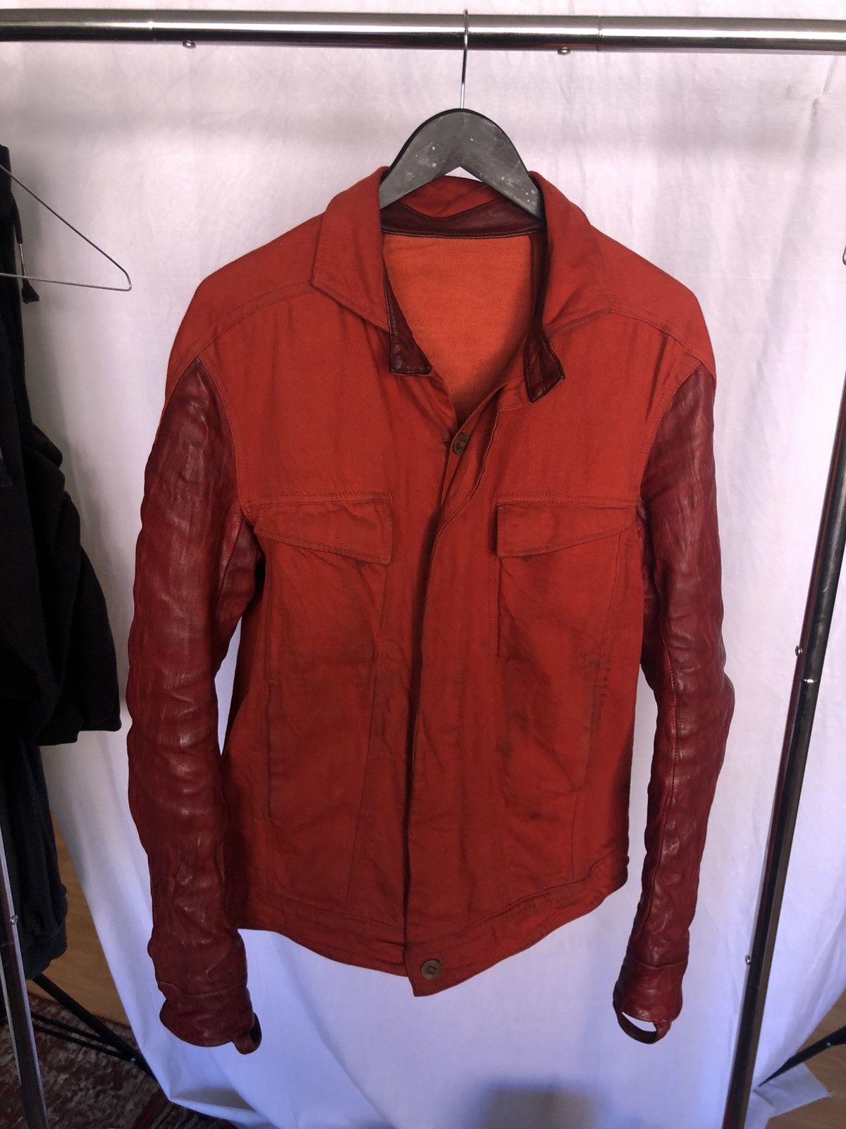 Boris Bidjan Saberi BORIS BIDJAN SABERI “TEJANA” DEER LEATHER JACKET Size US M / EU 48-50 / 2 - 1 Thumbnail