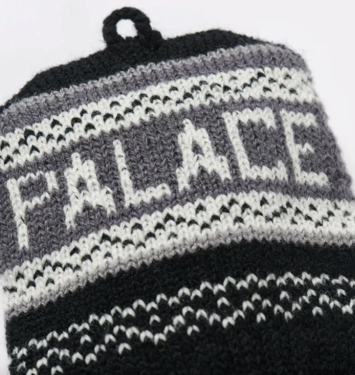 Other Palace Loves Me Knitted Gloves Color Black Multi Size ONE SIZE - 3 Thumbnail