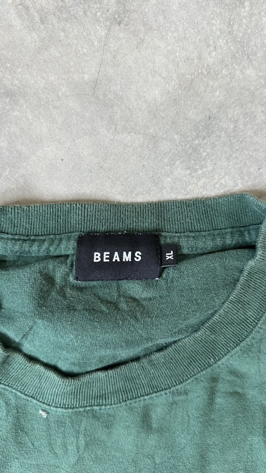 Beams Plus VINTAGE BEAMS SPELLOUT TEE Size US L / EU 52-54 / 3 - 5 Thumbnail