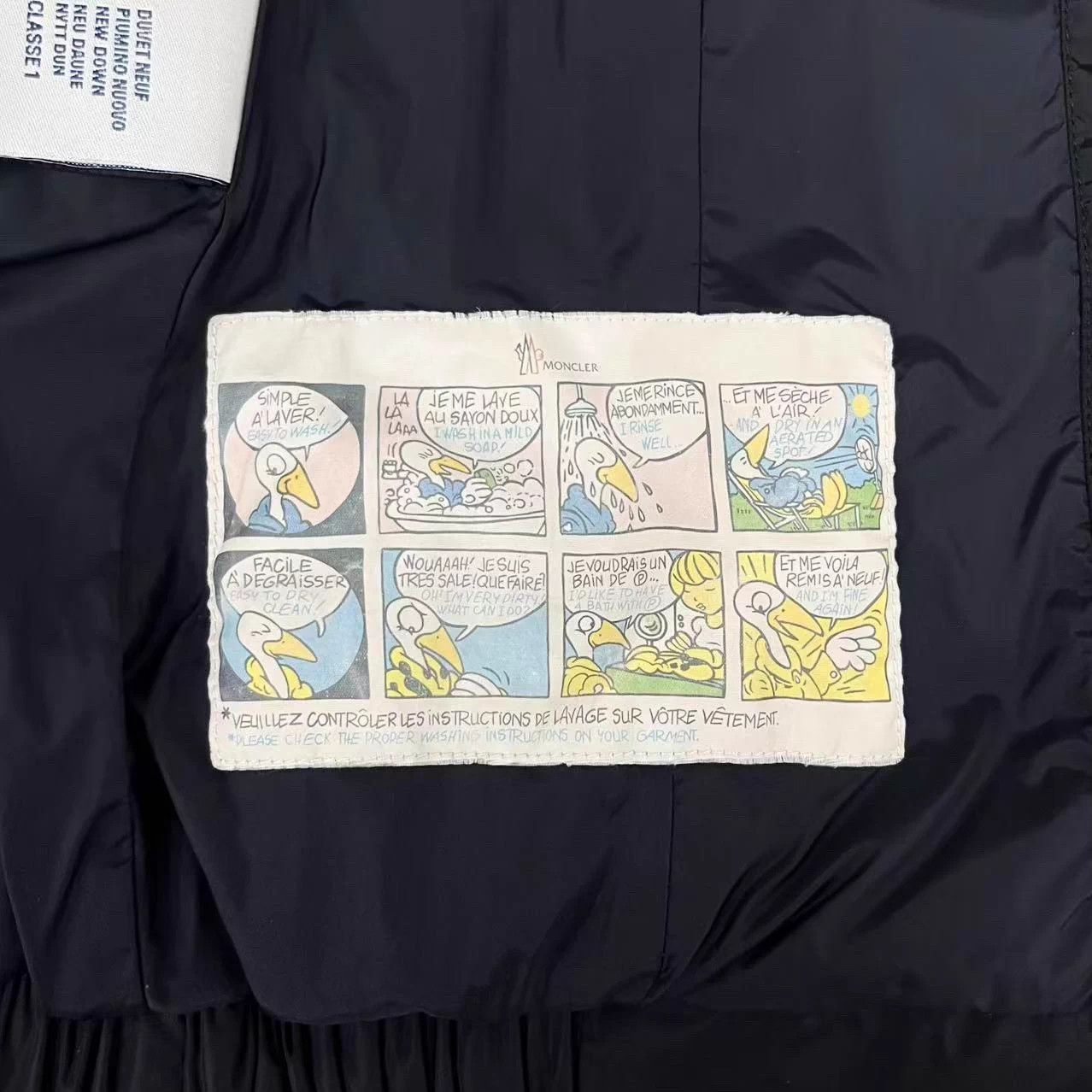 Moncler Moncler Black Waterproof Logo Ribbed Down Jacket 0 Size US XS / EU 42 / 0 - 5 Thumbnail