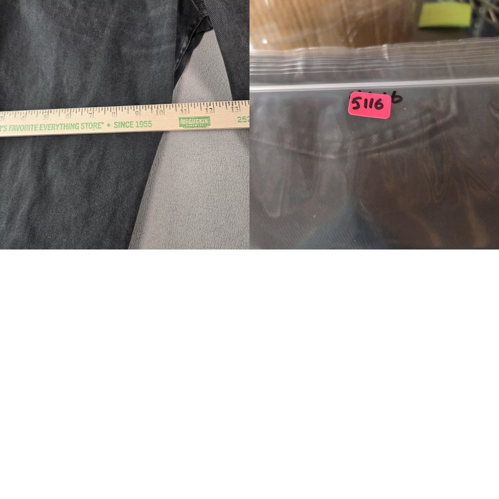 Levi's VINTAGE Levi's 501 Jeans Mens Black Denim Button Fly Made USA 90s 29x30 Fits 29x30 Mens Jeans Black Denim Button Fly 501 90s Vintage Size US 29 - 10 Thumbnail