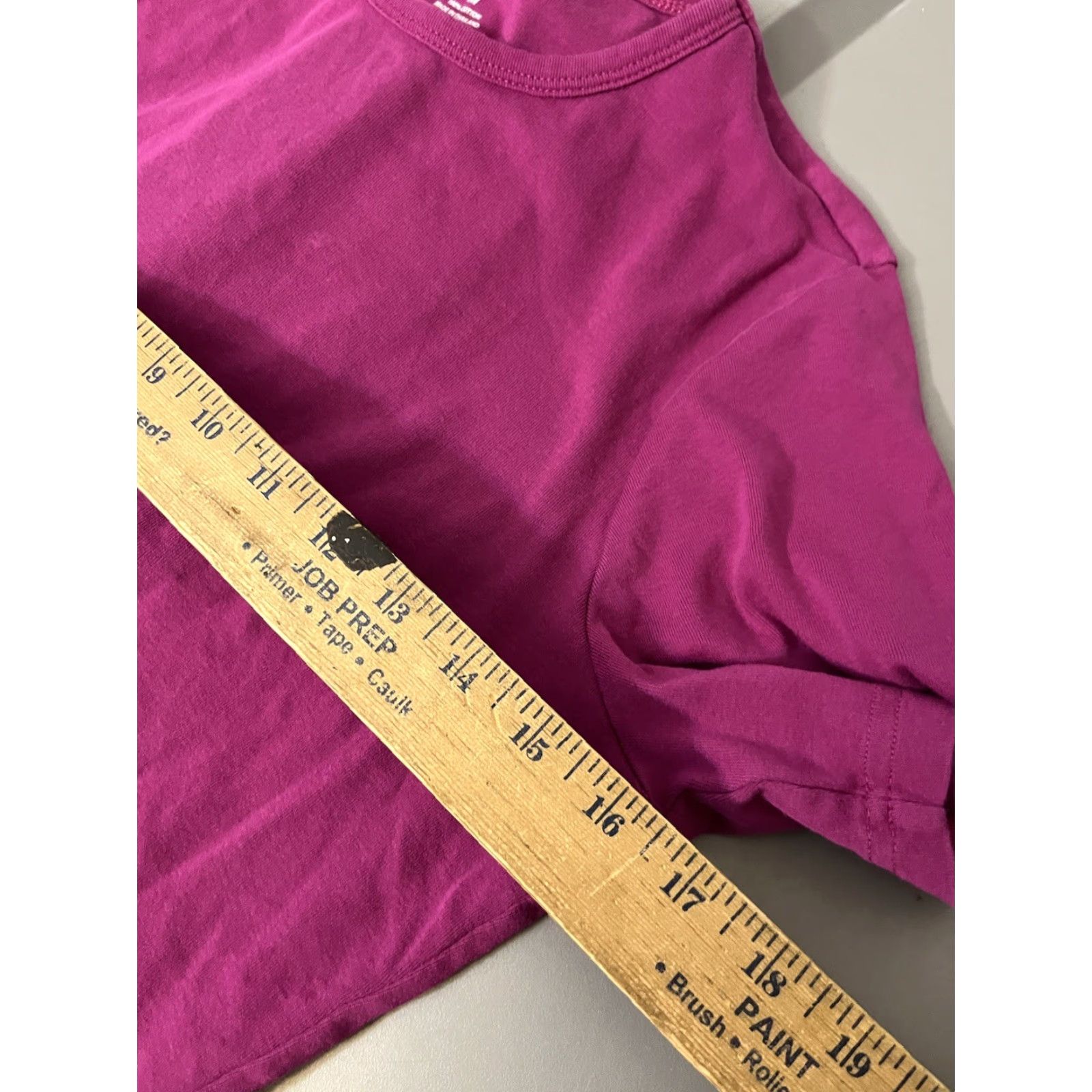 Duluth Trading Company Duluth Trading Co. Womens Magenta T-Shirt Crew Neck Short Sleeve 100% Cotton Casual Outdoor Walking Lightweight Comfort Mens? Size M / US 6-8 / IT 42-44 - 5 Thumbnail