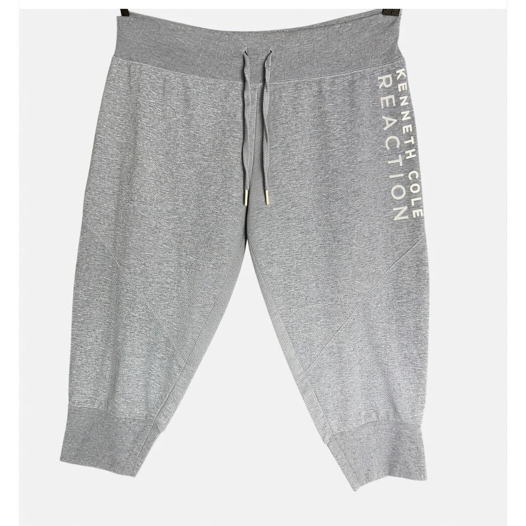 Kenneth Cole Kenneth Cole Reaction Women's XL Gray Cropped Sweatpants Size 34" / US 12 / IT 48 - 1 Thumbnail