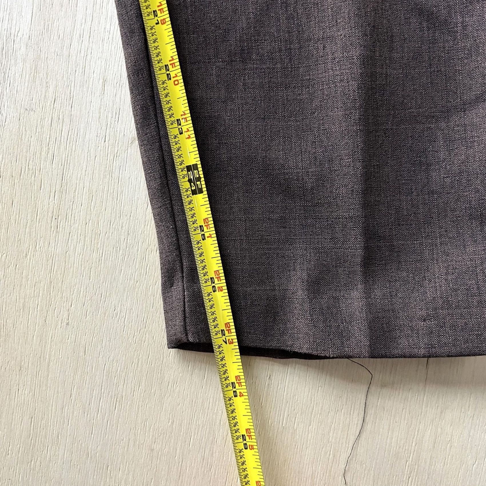 Vintage VINTAGE Pride & Joy Dress Pants Womens 6P Brown Polyester Elastic Waist USA Size 28" / US 6 / IT 42 - 5 Thumbnail