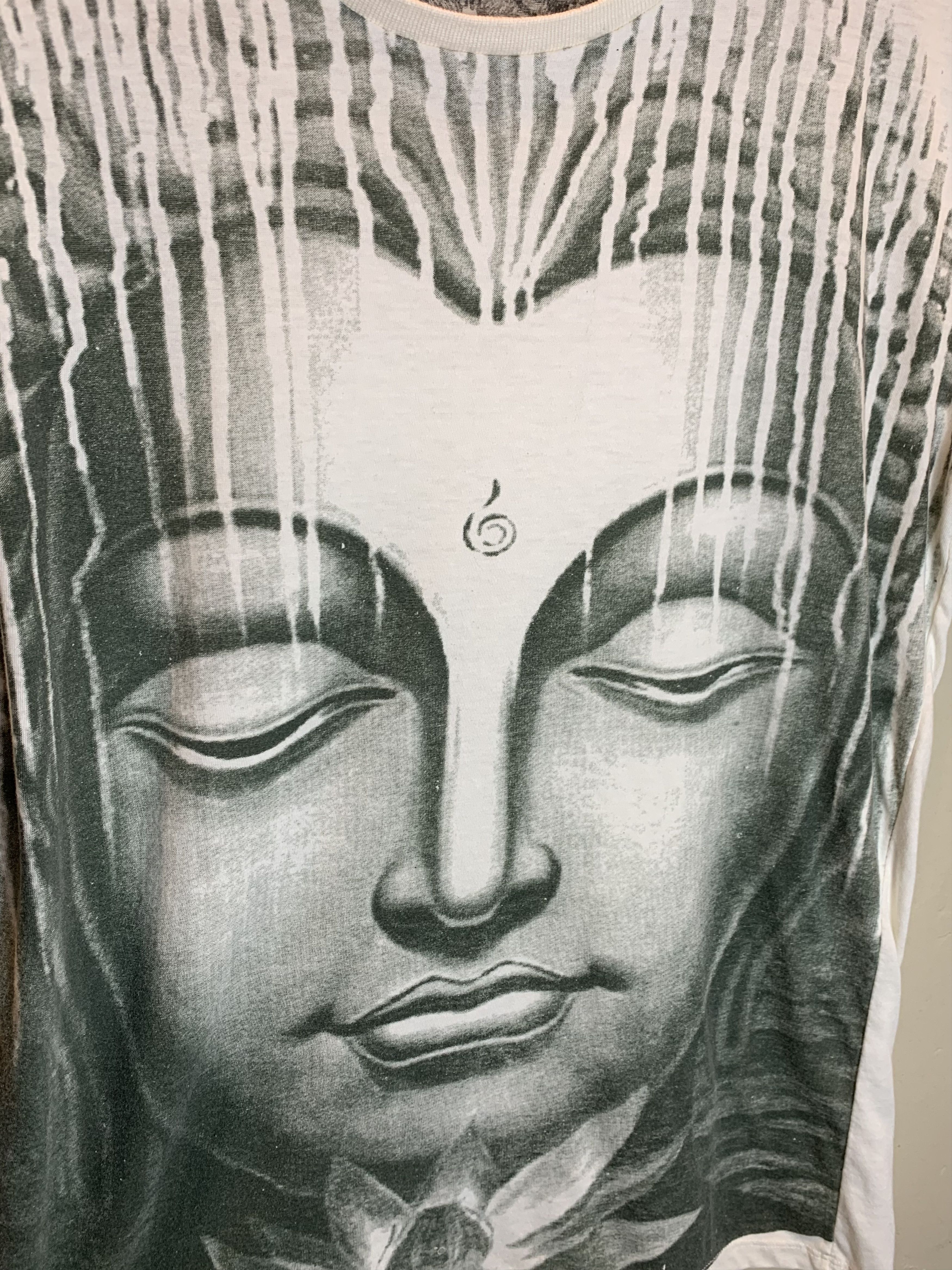 Vintage *RARE* Vintage Buddhism Buddhist Thailand Y2K AOP Art Shirt Size US M / EU 48-50 / 2 - 2 Thumbnail