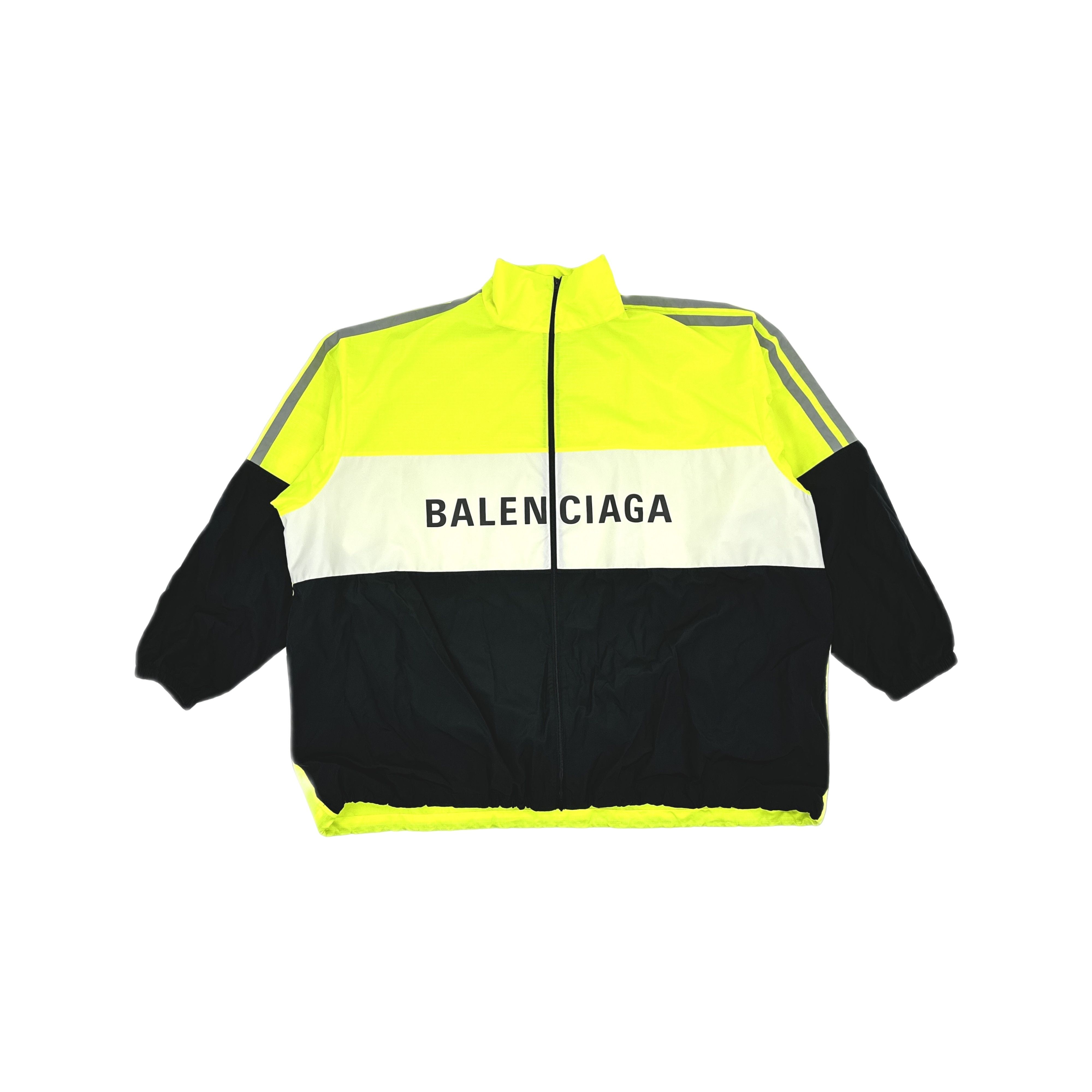 Balenciaga Balenciaga Colorblock Logo Track Jacket 38 Size US S / EU 44-46 / 1 - 1 Thumbnail