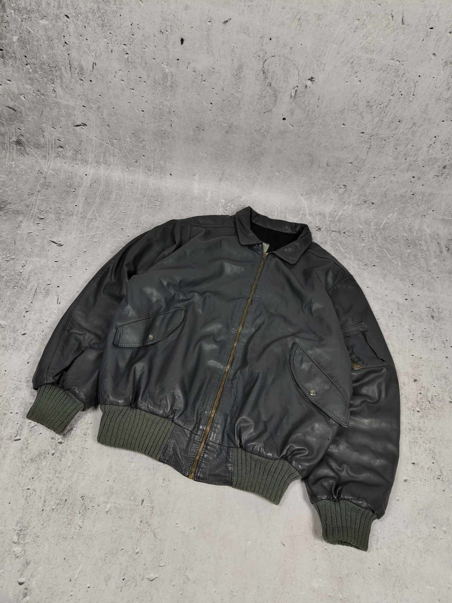 marithe francois girbaud 80s leather ma1