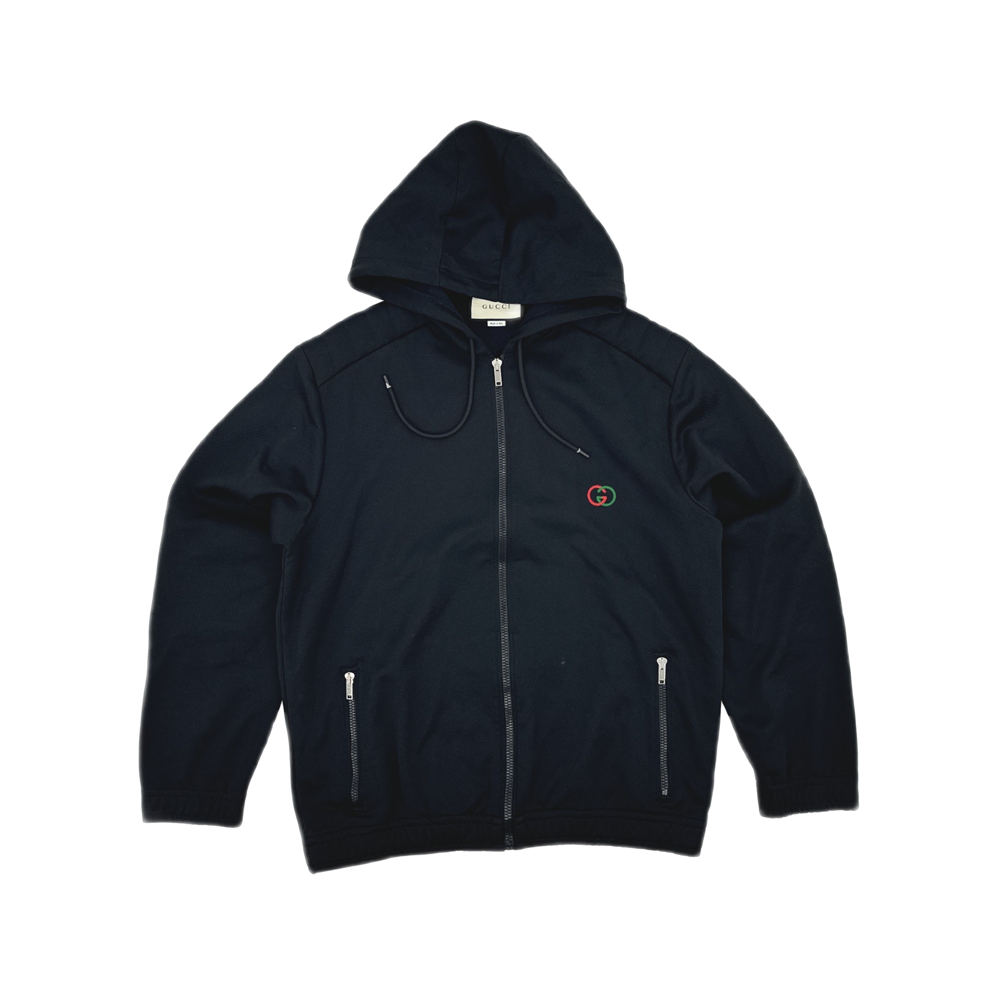 Gucci Gucci Interlocking G Elbow Patch Zip Hoodie M Size US M / EU 48-50 / 2 - 1 Thumbnail