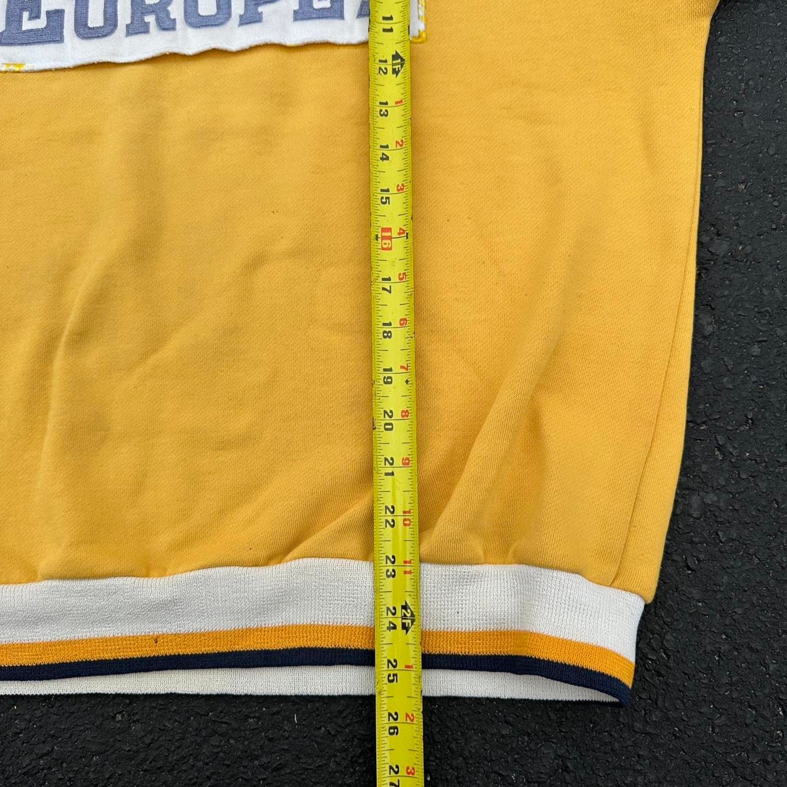 Adidas × Vintage Vintage 80s Adidas Europe Soccer Sweatshirt Size US L / EU 52-54 / 3 - 5 Thumbnail