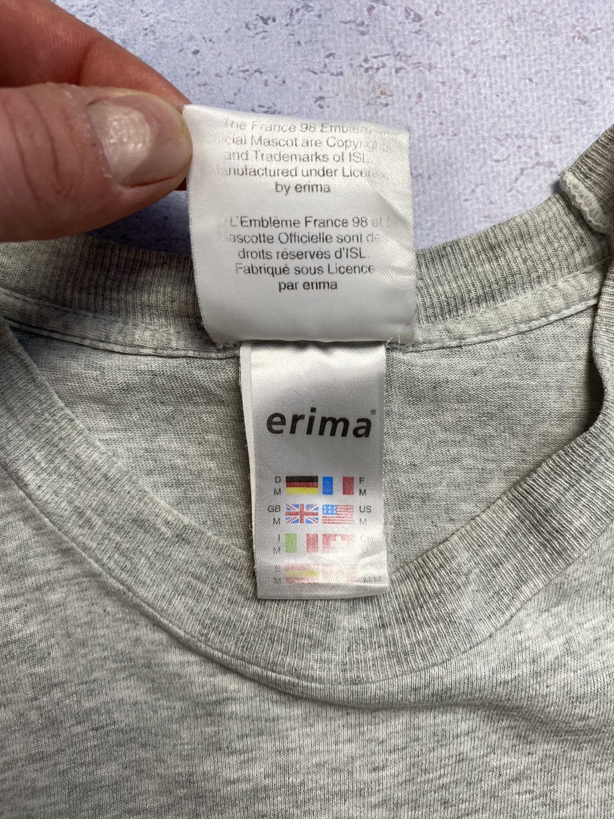 Vintage Erima France 98 Coupe Du Monde 1994 soccer shirt Size M Size US M / EU 48-50 / 2 - 13 Thumbnail