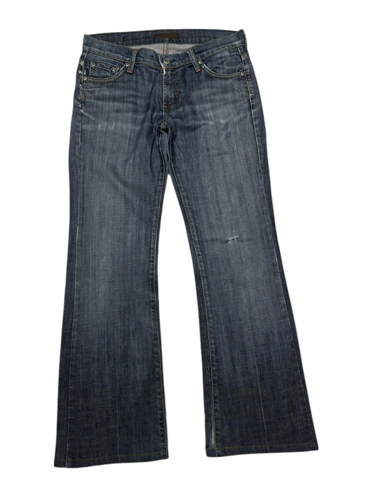 Japanese Brand VINTAGE JAMES CURED BY SEWN BOOTCUT JEANS Size US 31 - 4 Thumbnail