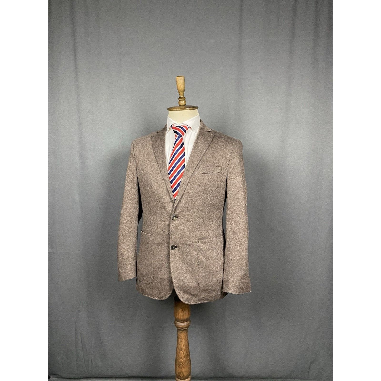 Hackett MINT! Hackett Men's Brown Summer Blazer Sportcoat Jacket Siz Size 40R - 4 Thumbnail