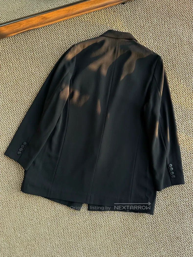Hermes Hermes Raw wool casual regular shoulder blazer, black Size XS / US 0-2 / IT 36-38 - 2 Thumbnail