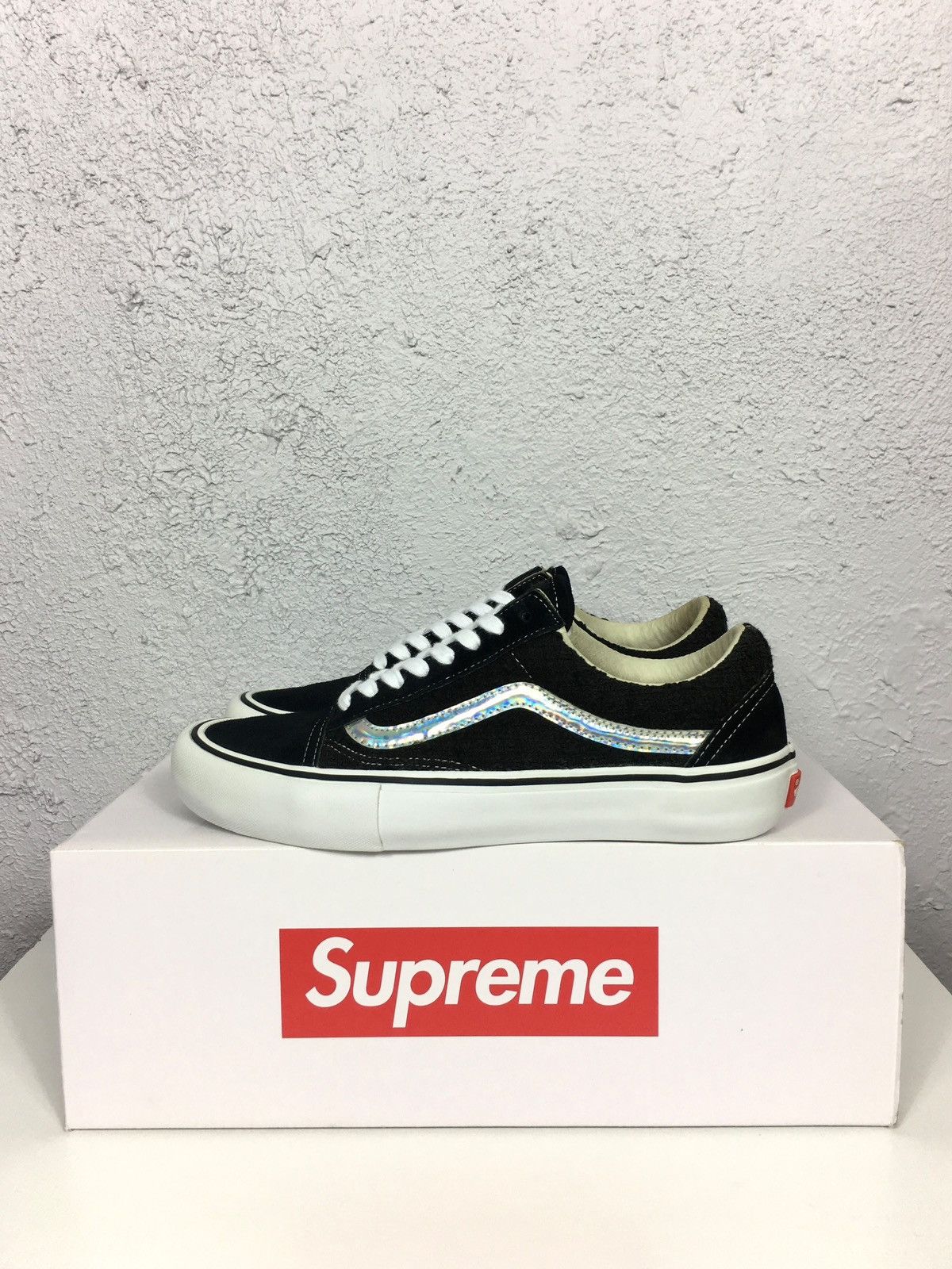 Supreme × Vans shoes VANS x SUPREME Old Skool PRO Iridescent skateboarding Size US 8 / EU 41 - 6 Thumbnail
