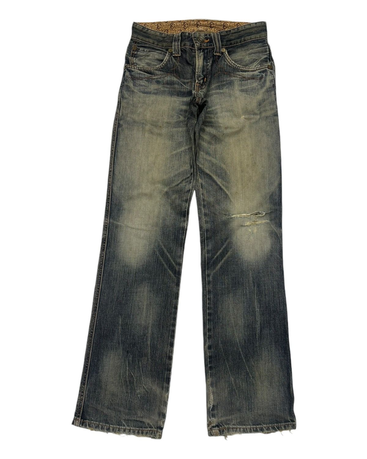 Edwin 💥RARE💥EDWIN BLUE TRIP 503 FADED DISTRESS DENIM JEANS Size US 28 / EU 44 - 7 Thumbnail