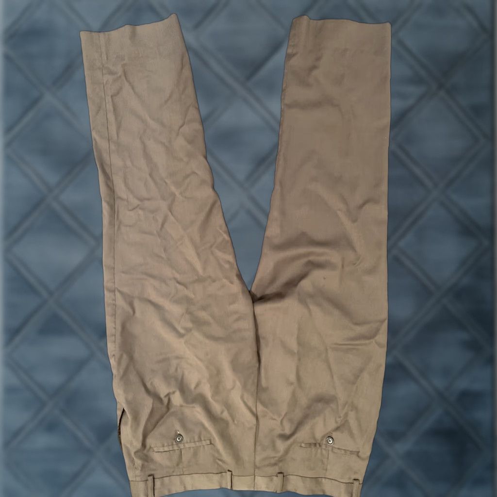 Kenneth Cole Kenneth Cole Men's Dress Pants Brown Flat Front 40x320 Classic Wool 42 Waist Straight Leg Size 30 Inseam Mens Size US 40 / EU 56 - 1 Thumbnail