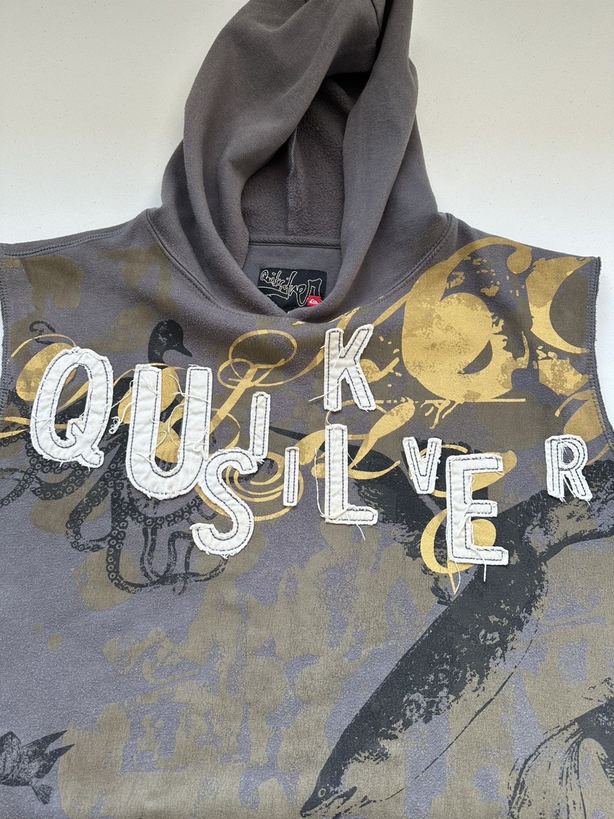 Quiksilver Vintage Y2k Quilksilver Oversized Rare Vest Hooded Size US M / EU 48-50 / 2 - 6 Thumbnail