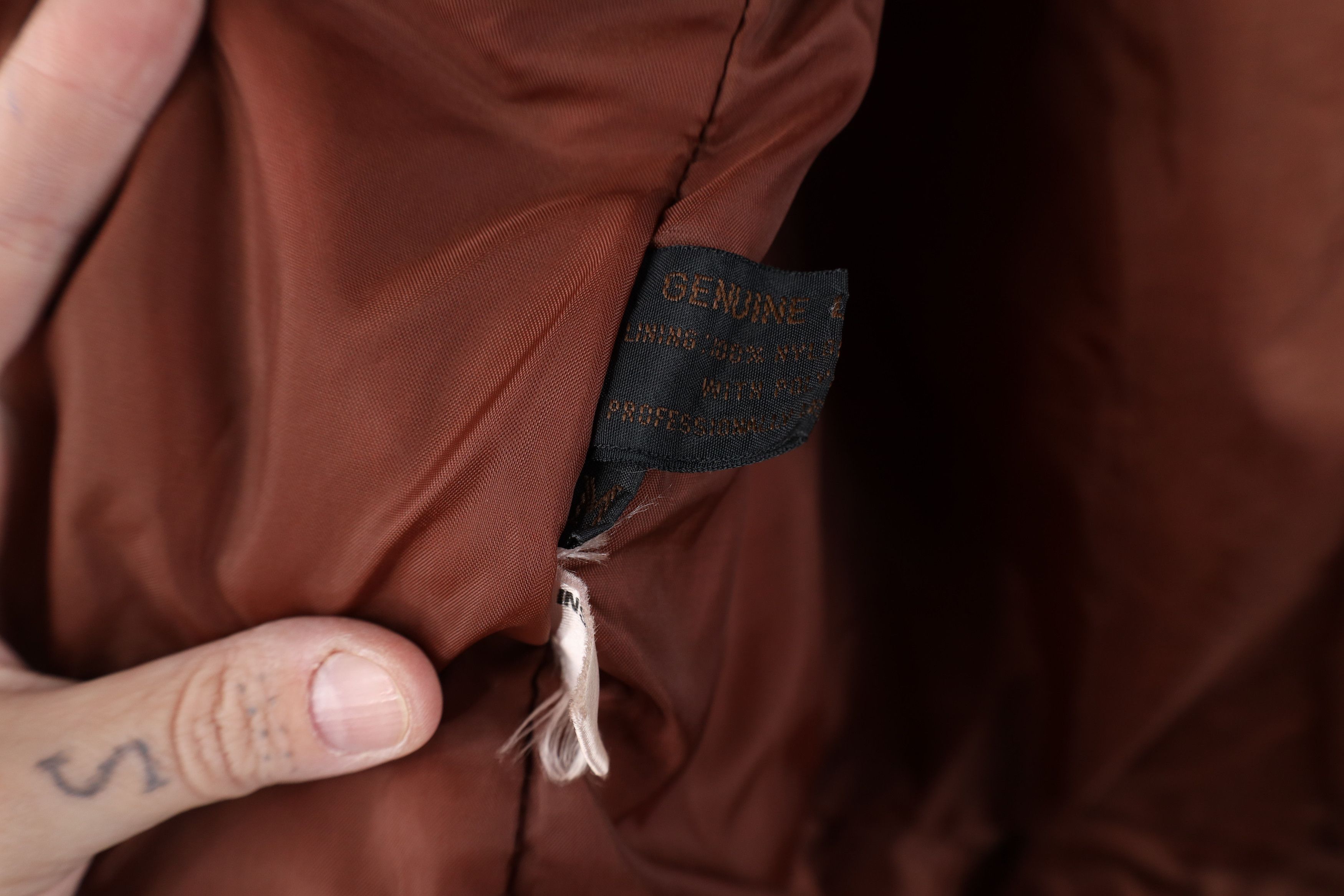Vintage Vintage 90s Streetwear Patchwork Suede Leather Jacket Size L / US 10 / IT 46 - 11 Thumbnail