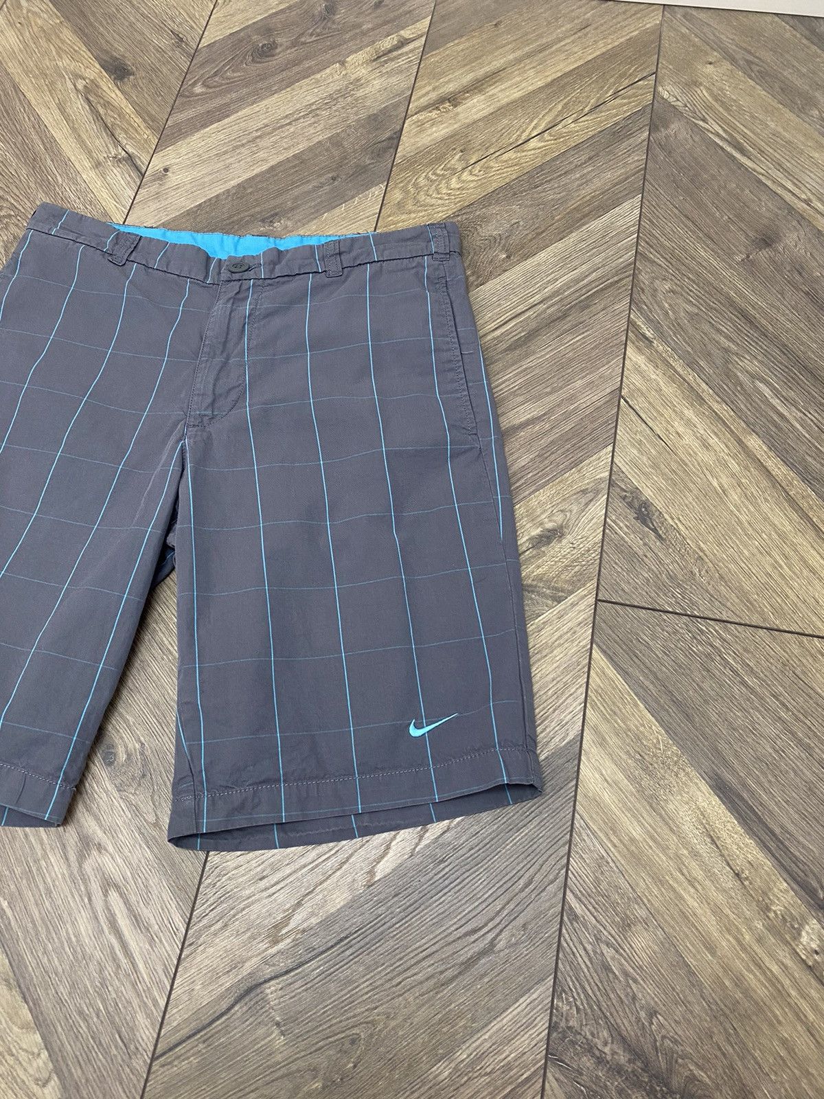 Nike × Vintage Vintage Nike y2k checkered chino shorts swoosh logo Size US 32 / EU 48 - 6 Thumbnail