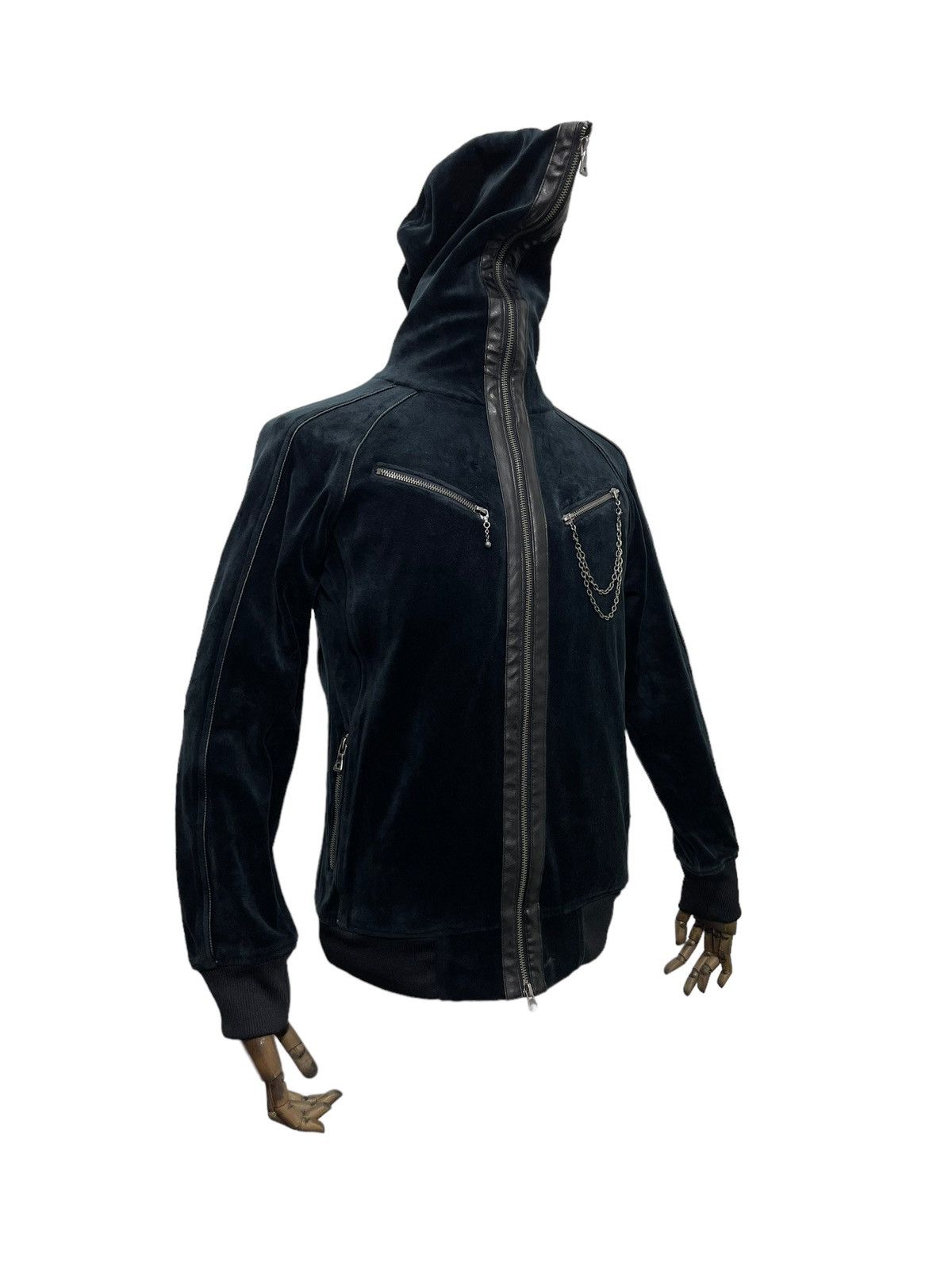 Japanese Brand Velvet Jacket Semantic Design Gothic Leather Parts 5🟩5 Size US M / EU 48-50 / 2 - 1 Thumbnail