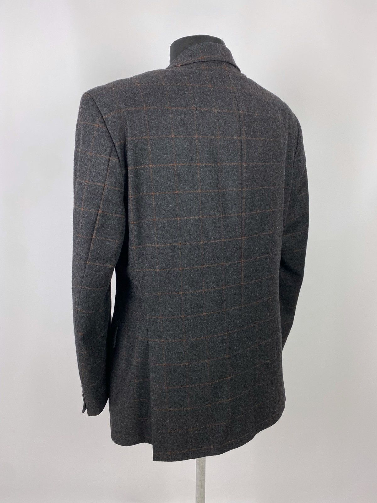 Hugo Boss Hugo Boss Loro Piana Pure New Wool Checkred Blazer Jacket Size US L / EU 52-54 / 3 - 3 Thumbnail