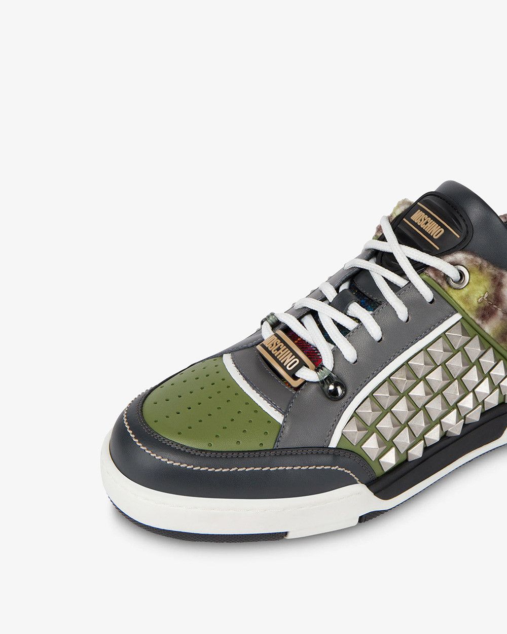 Moschino o1y0225 Low-Top Sneakers in Multicolor Size US 13 / EU 46 - 2 Thumbnail