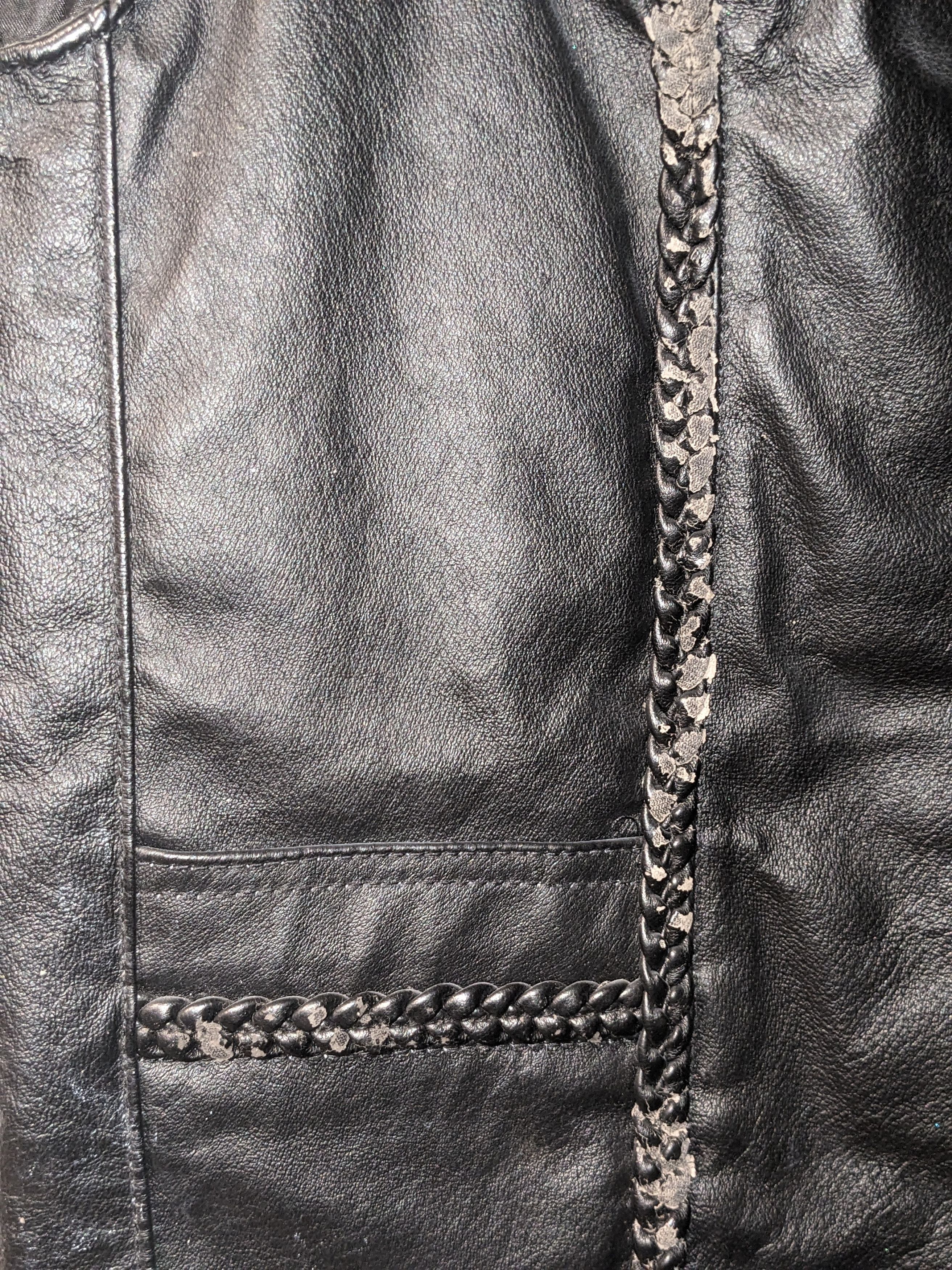 Harley Davidson Vintage Y2K Harley Davidson Chest Logo Womans Leather Vest Size XL / US 12-14 / IT 48-50 - 5 Thumbnail