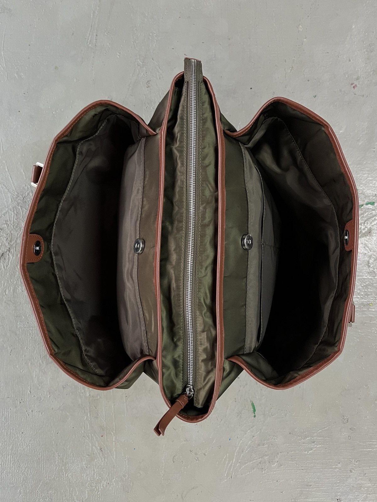 Yohji Yamamoto 2000's Yohji Yamamoto Y’saccs Nylon Hobo Bag Size ONE SIZE - 7 Thumbnail