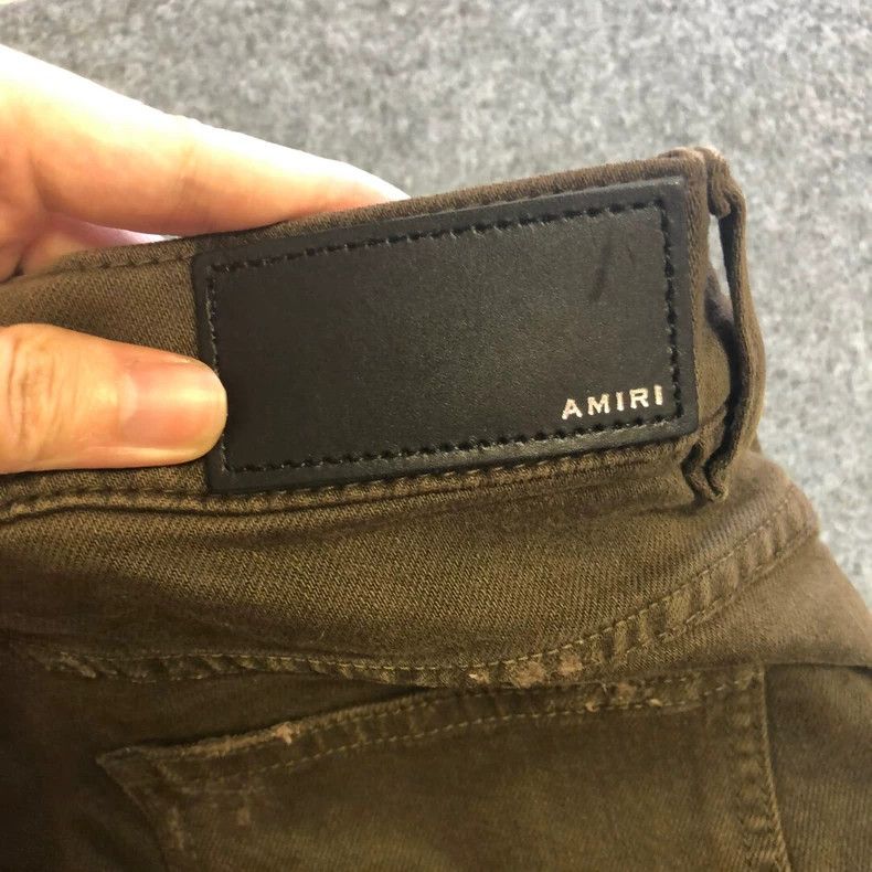 Amiri Amiri 16SS brown MX2 denim pant Size US 32 / EU 48 - 5 Thumbnail