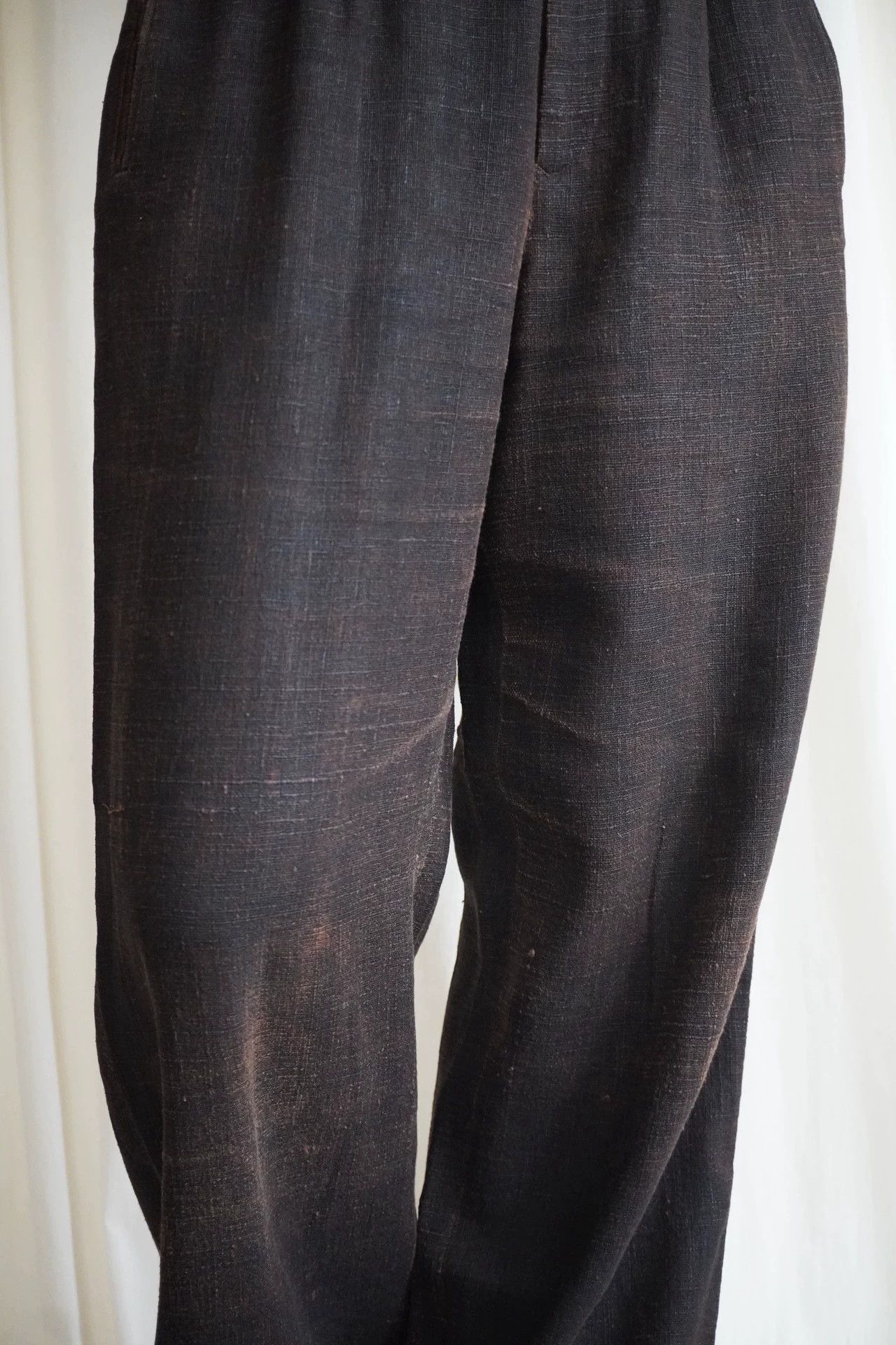 Issey Miyake Issey Miyake 1999 Mud Dyed Faded Straight Pants M Size 27" / US 4 / IT 40 - 9 Thumbnail