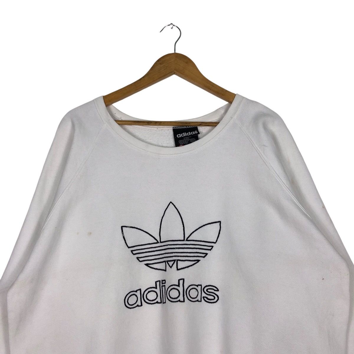 Adidas Vintage Adidas Big Logo Sweatshirt 90s Collection XL #A2 Size US M / EU 48-50 / 2 - 2 Thumbnail