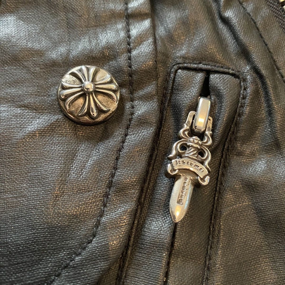 Chrome Hearts Chrome Hearts JJ Dean Waxed Denim Motorcycle Rider Jacket Size US XS / EU 42 / 0 - 7 Thumbnail