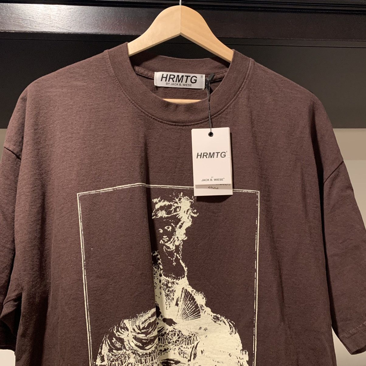 image of Hrmtg X Jack B Wiese Marie Antoinette Shirt Brown, Men's (Size Large)