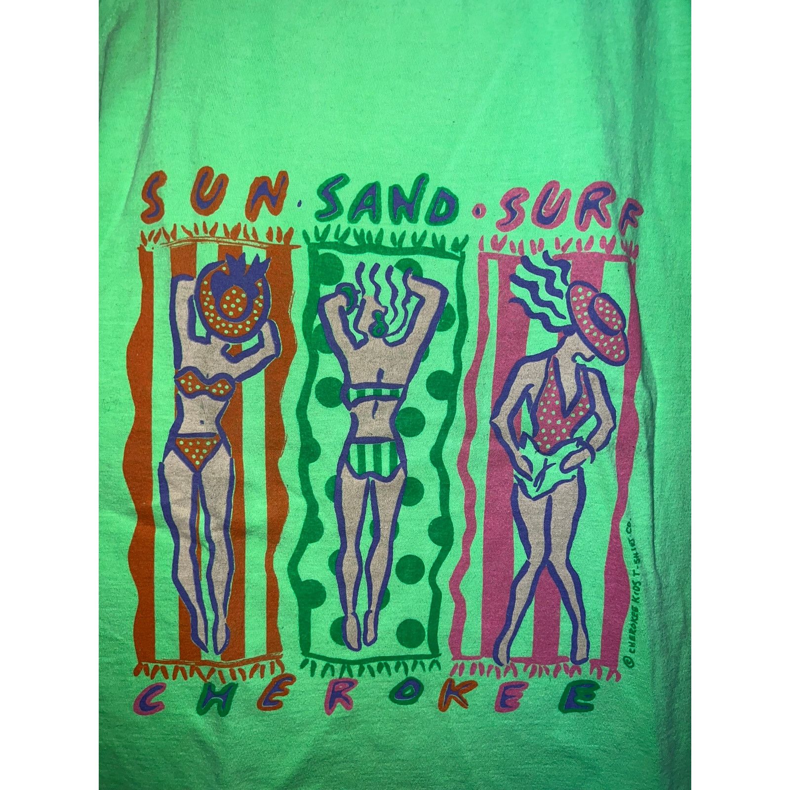 Cherokee Womens Vintage Beach Shirt Tank Top Sun Sand Surf Top Small Size S / US 4 / IT 40 - 3 Thumbnail