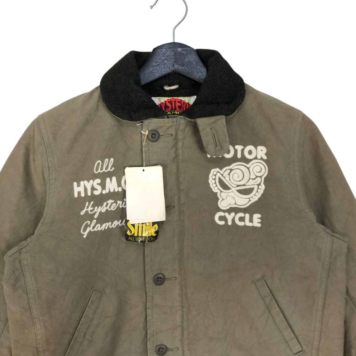 Hysteric Glamour Vintage Hysteric Glamour Canvas Jacket Sun Faded For Kids Size US S / EU 44-46 / 1 - 7 Thumbnail