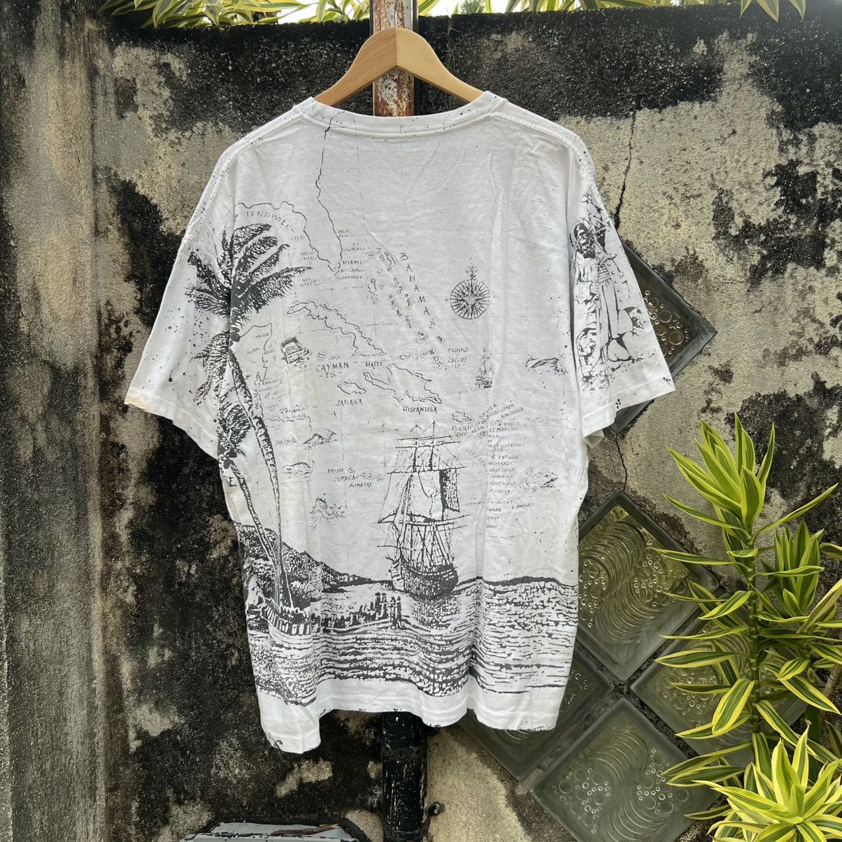 Vintage “VINTAGE” FULLPRINT MAP TEE Size US XL / EU 56 / 4 - 14 Thumbnail