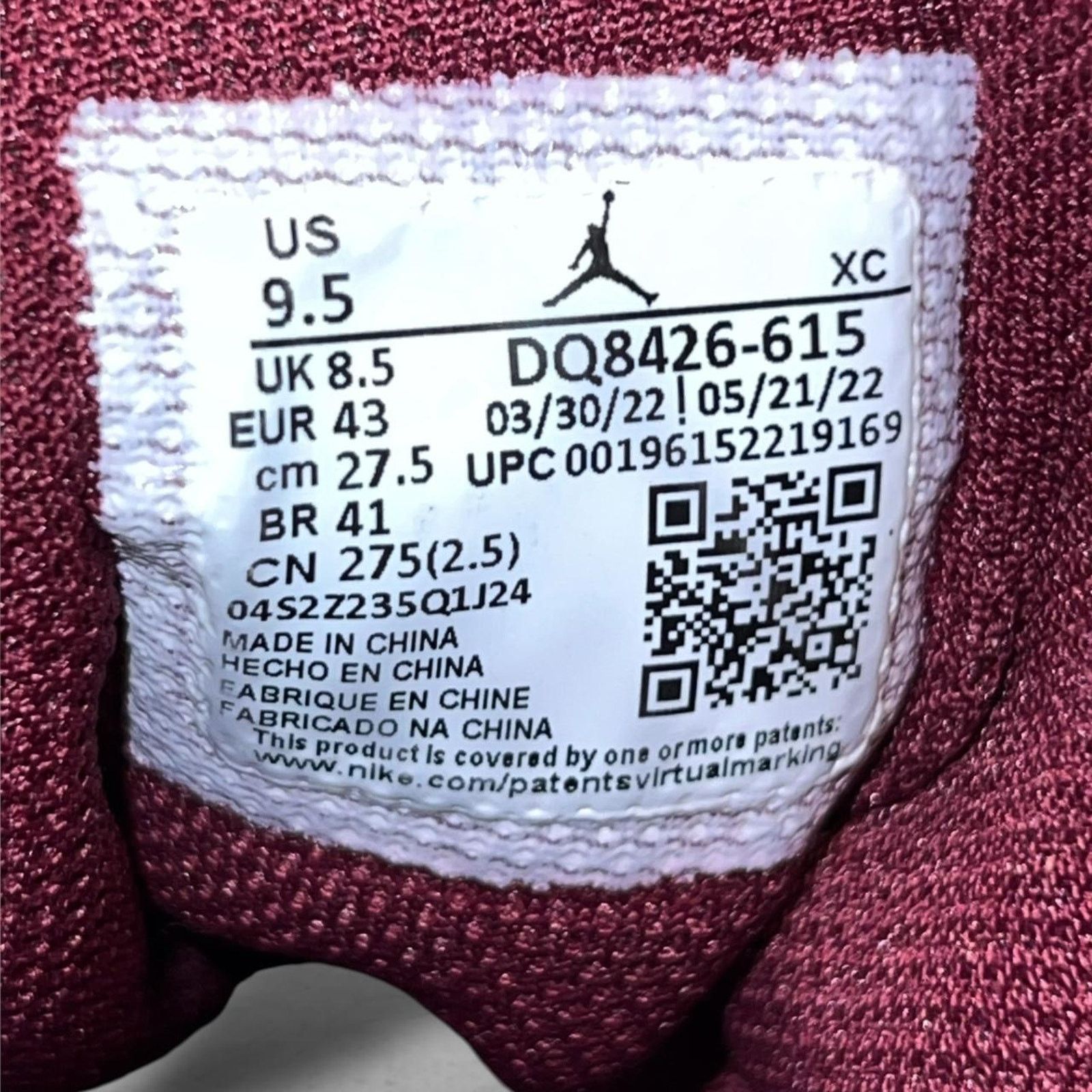 Nike Nike Air Jordan 1 Mid ‘Cherrywood Red’ Basketball Sneakers Size US 9.5 / EU 42-43 - 7 Thumbnail