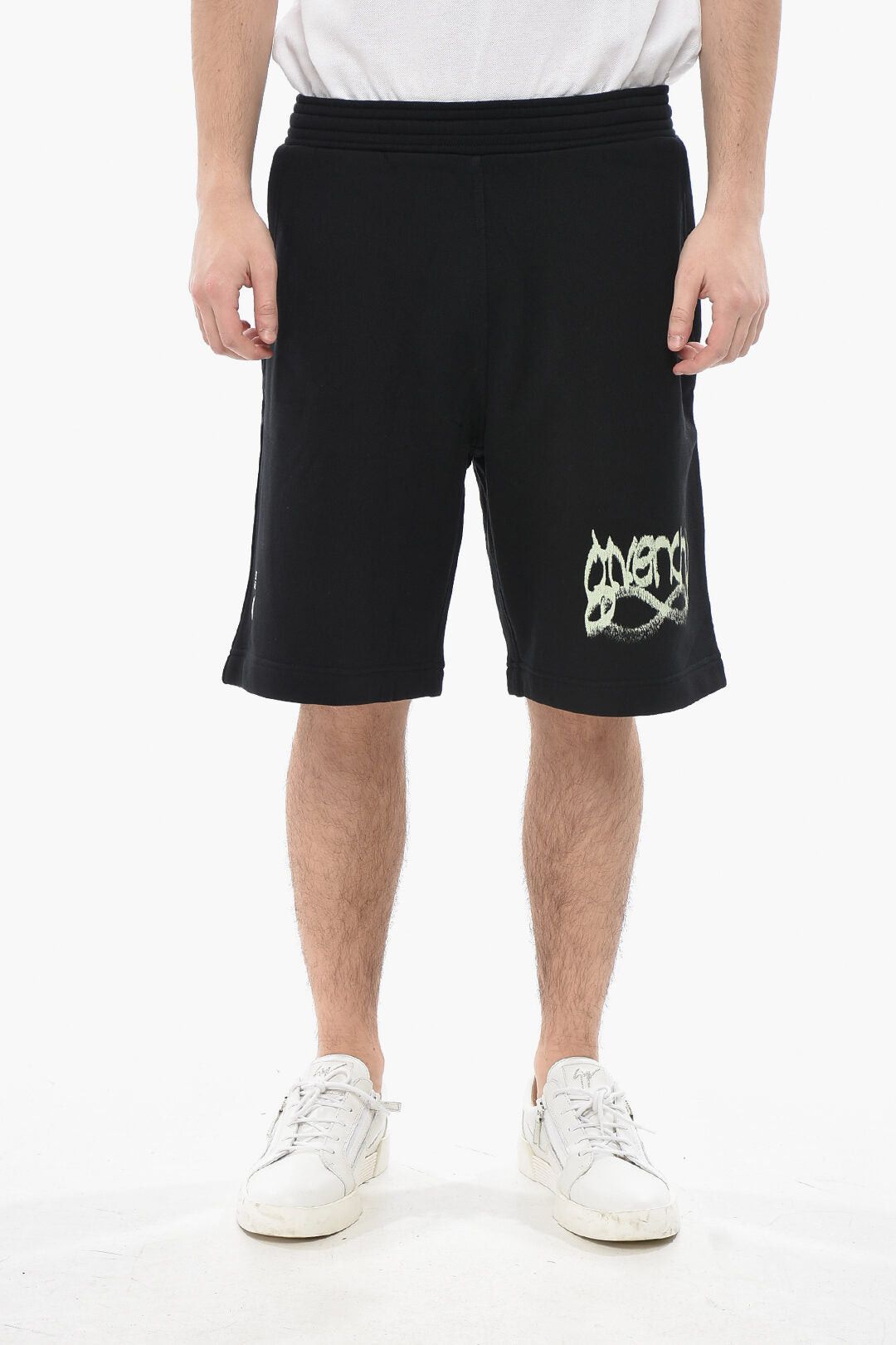 Givenchy Brushed Cotton Shorts GRAFFITI With Print Size US 31 - 1 Thumbnail