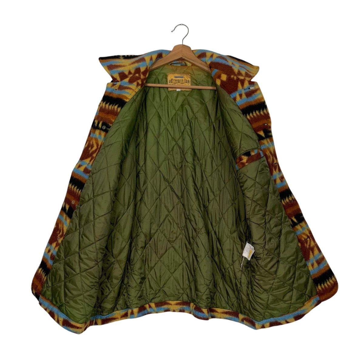 Freeman Vintage FREEMAN CO. Native Design Buttoned Jacket #2738-C123 Size US L / EU 52-54 / 3 - 11 Thumbnail