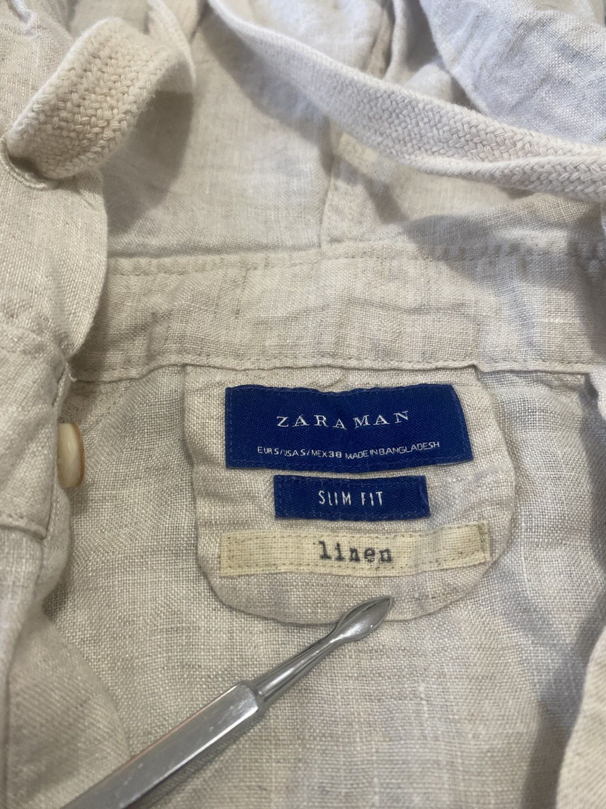 Zara Zara linen hoodie Size US M / EU 48-50 / 2 - 2 Thumbnail