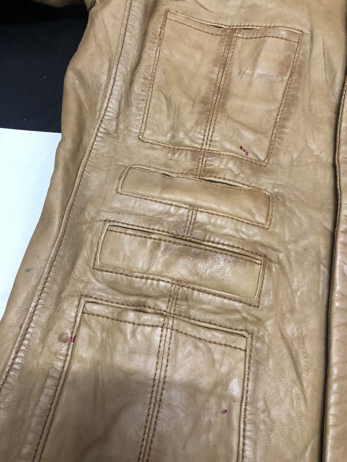 Jean Paul Gaultier JEAN PAUL GAULTIER x TARGET LAMB LEATHER JACKET Size XS / US 0-2 / IT 36-38 - 9 Thumbnail