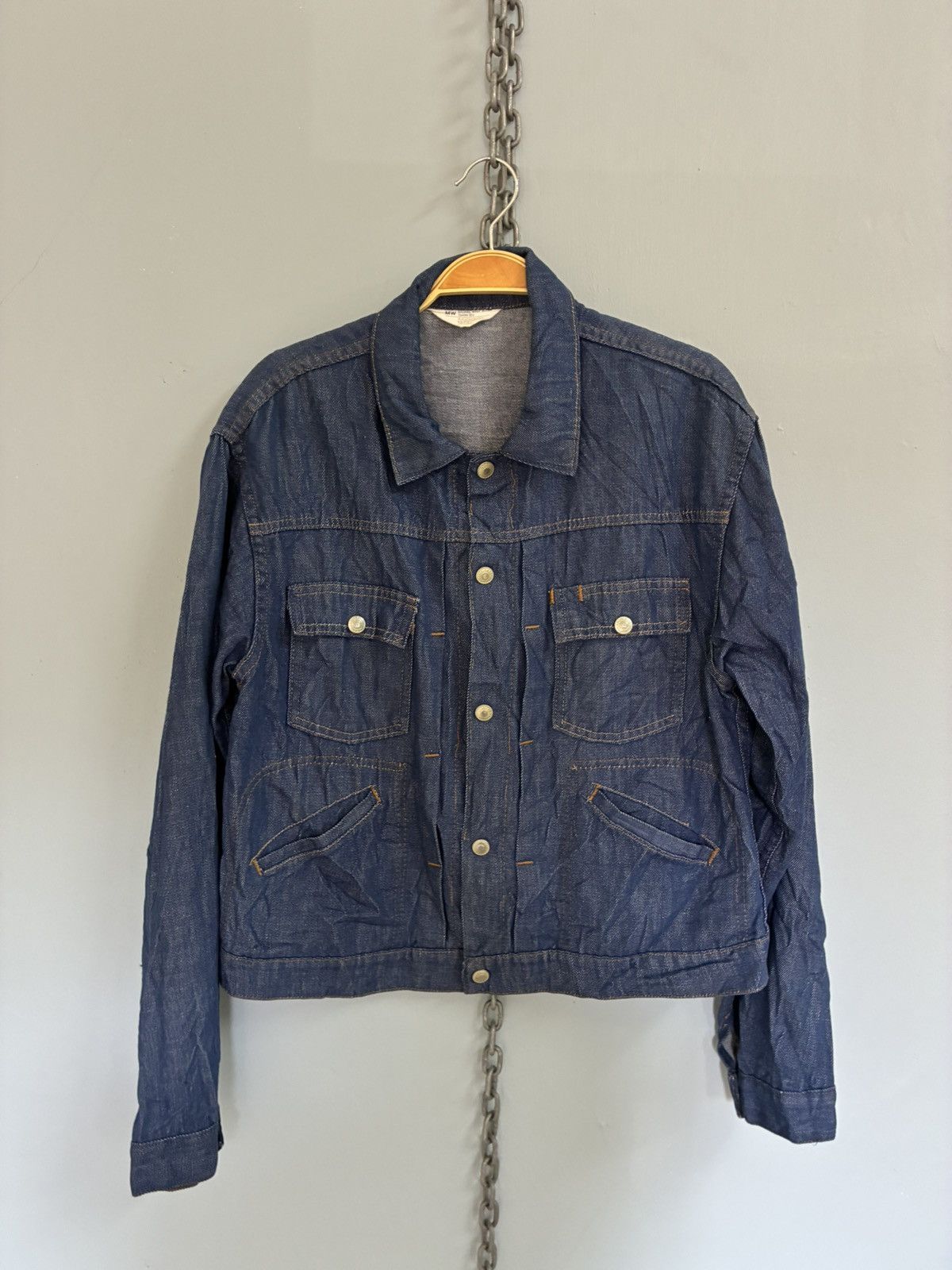 Vintage Vintage 70s Ranchcraft Denim Selvage jacket Size US L / EU 52-54 / 3 - 1 Thumbnail
