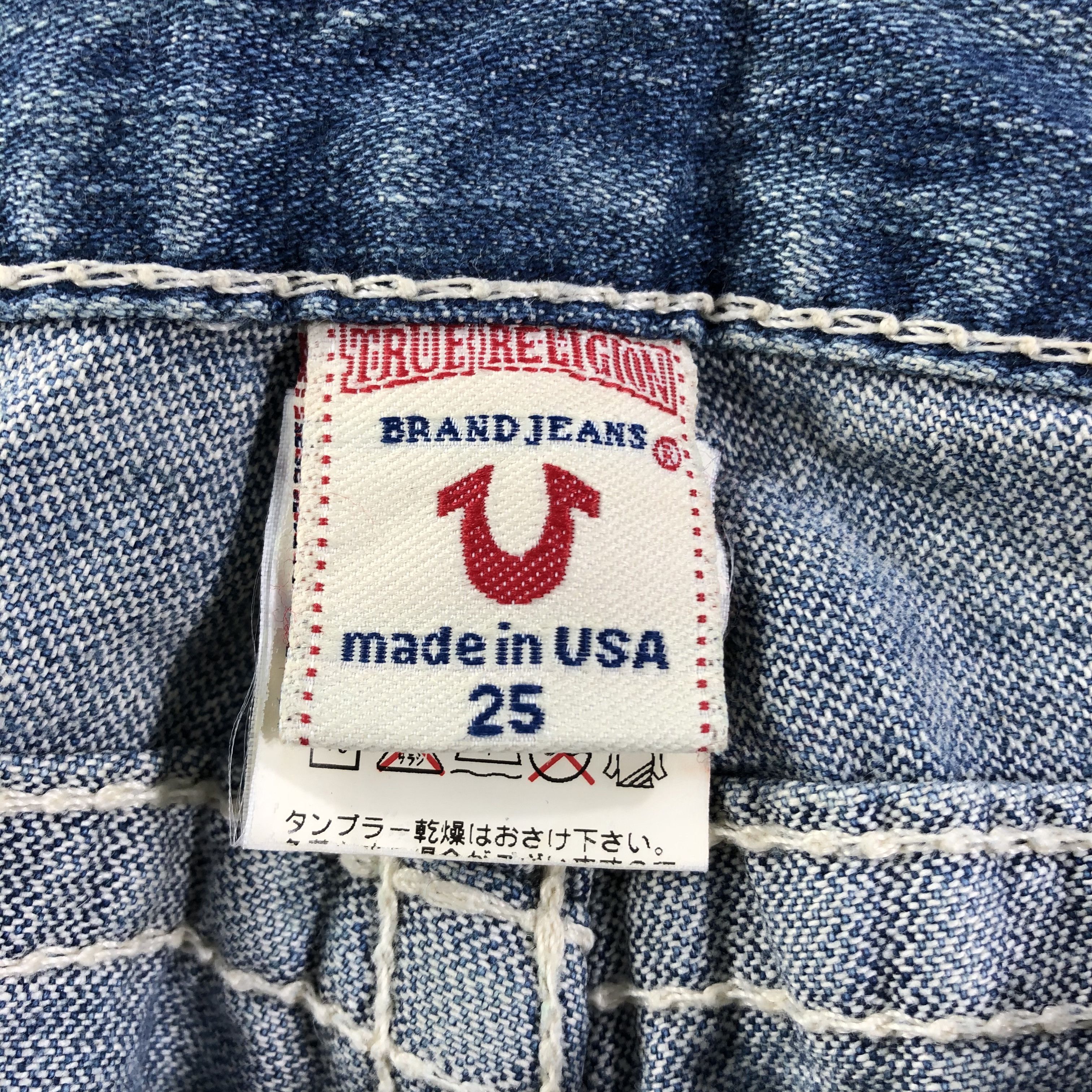 True Religion True Religion Joey Big T Jeans Flare Denim KJ1517 Size 28" / US 6 / IT 42 - 8 Thumbnail