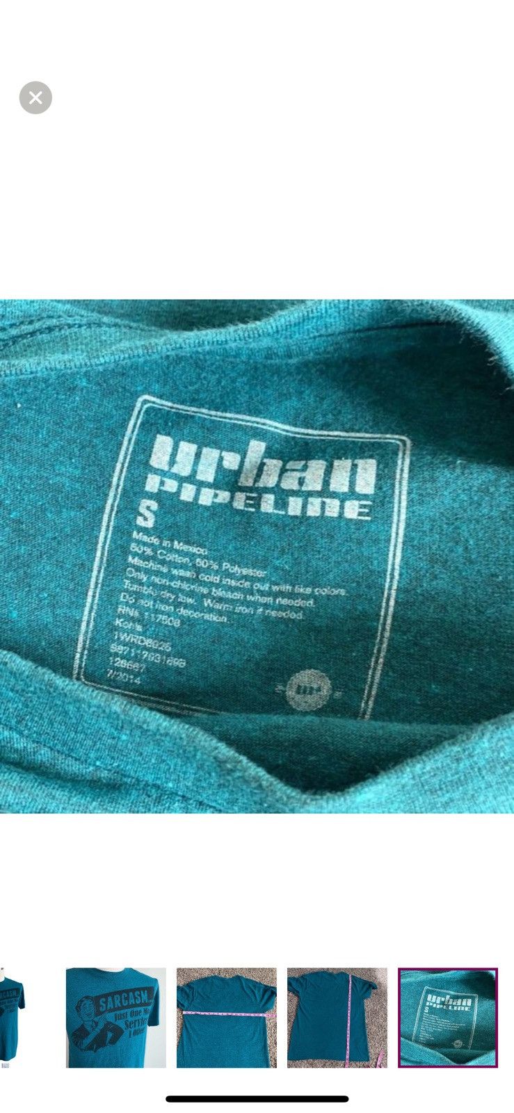 Urban Pipeline Urban pipeline small sarcasm graphic tee Size US S / EU 44-46 / 1 - 4 Thumbnail