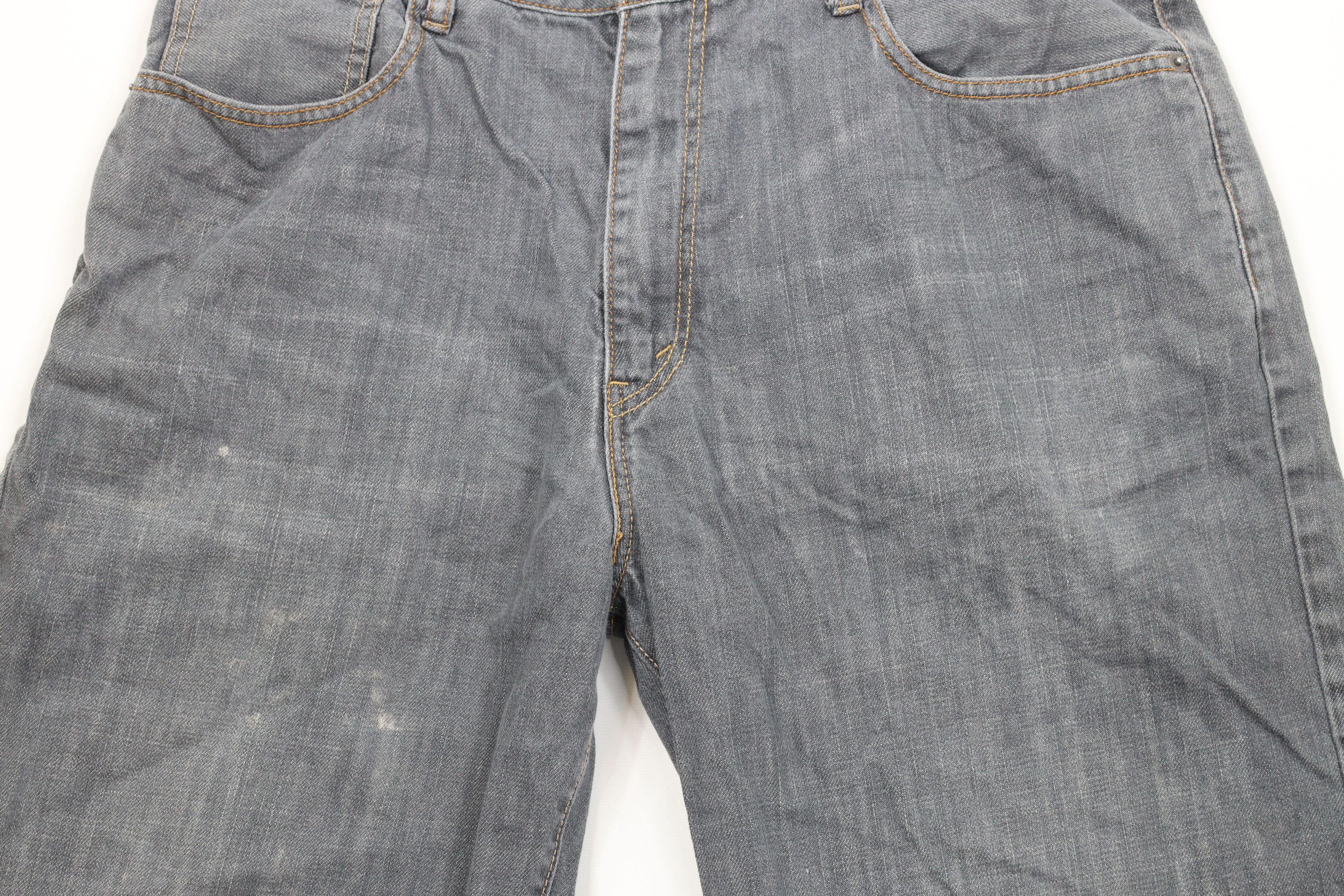Levi's × Vintage Vintage Y2K Levis 569 Fit Denim Jean Shorts Jorts Gray Size US 34 / EU 50 - 3 Thumbnail
