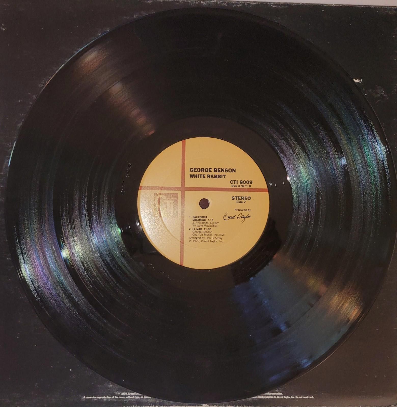 Designer George Benson "White Rabbit" Vinyl LP 1971 CTI Records Size ONE SIZE - 4 Thumbnail