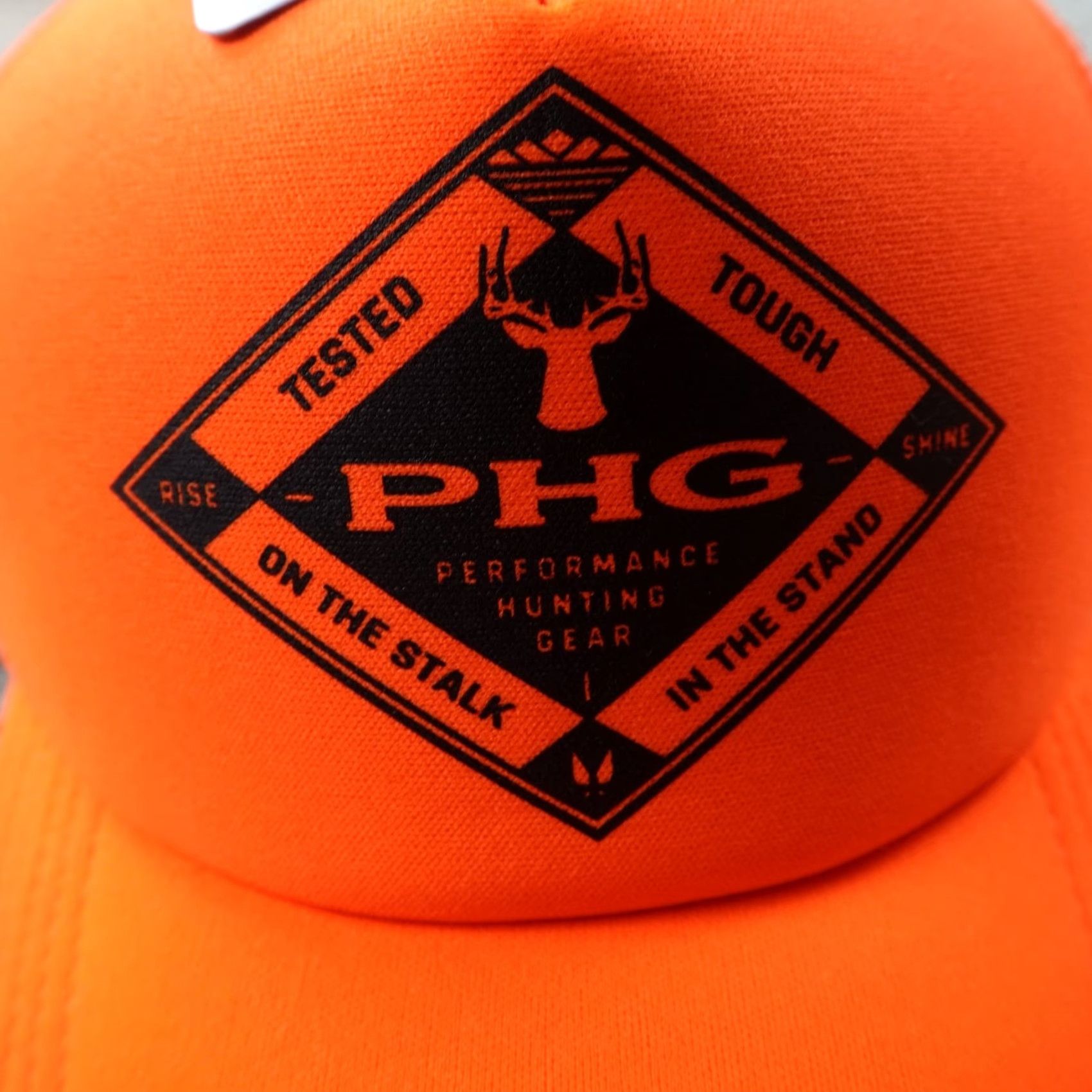 Vintage Columbia Hat Cap Mens One Size Blaze Orange Adjustable Snap Back PHG Outdoor Hunting Size 44L - 2 Thumbnail