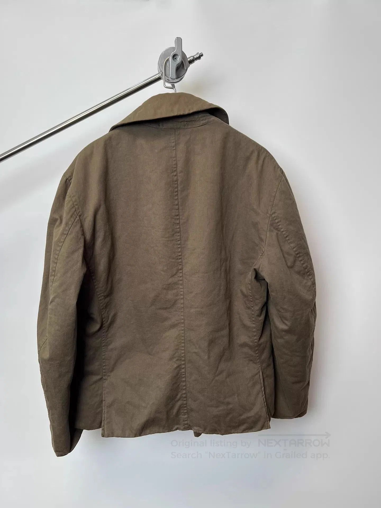 Issey Miyake Beige Double-Breasted Light Jacket Size M. Size US M / EU 48-50 / 2 - 5 Thumbnail