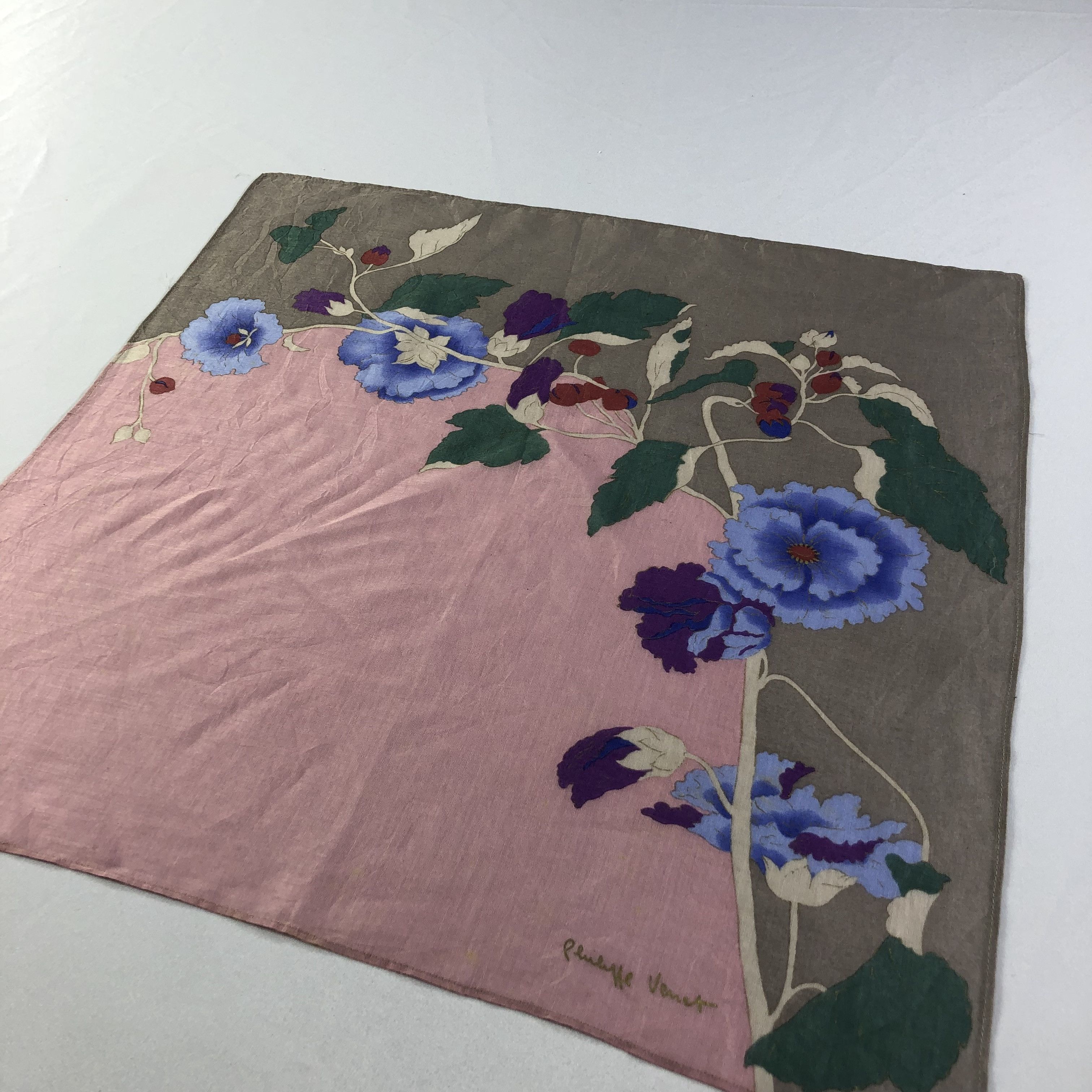 Vintage Philippe Venet Handkerchief Neckerchief Bandana H2107 Size ONE SIZE - 3 Thumbnail