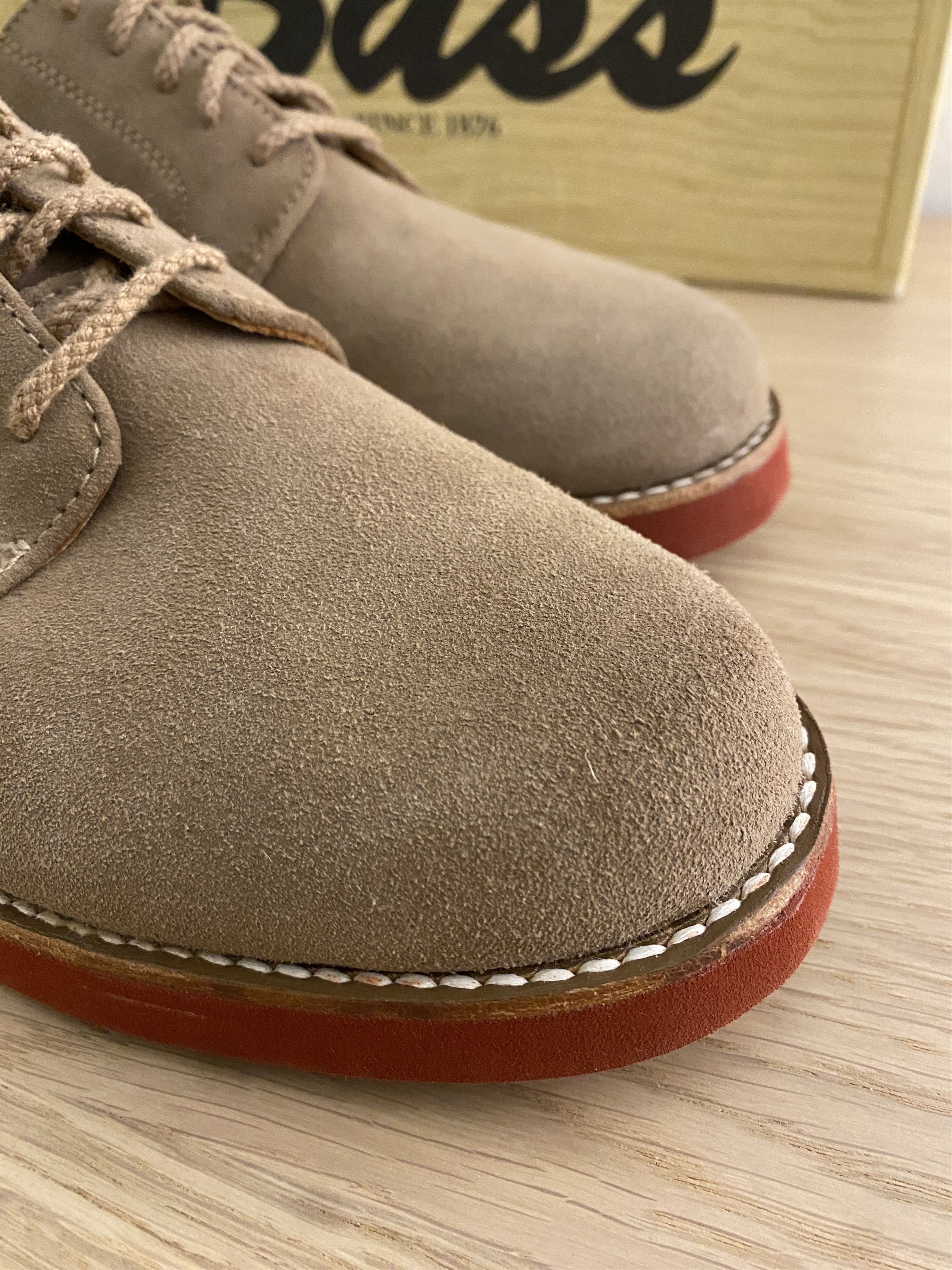 Bass Suede Derby (New Old Stock) Size US 10 / EU 43 - 5 Thumbnail